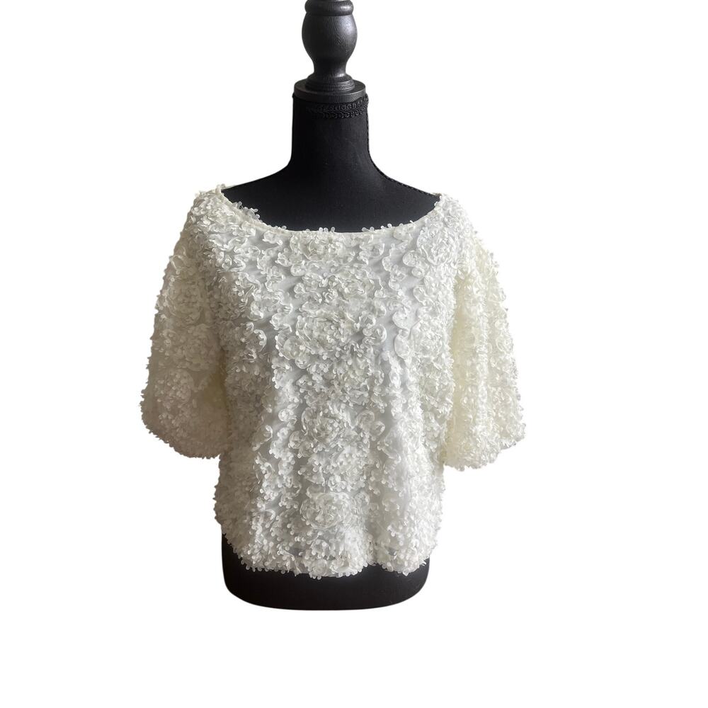 Maeve by Anthropologie Presley Appliqué Blouse